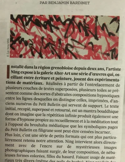 Extrait de bulletin ou article imprimé