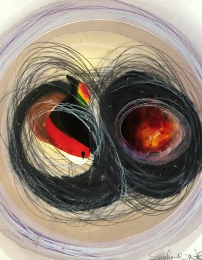 Œuvre Particules 1 de Ning Zuo Hong