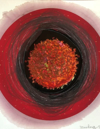 Œuvre Particules subatomiques A de Ning Zuo Hong