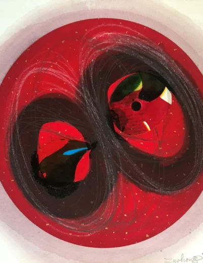 Œuvre Particules subatomiques C de Ning Zuo Hong